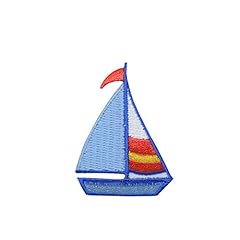 Sailboat embroidered iron for sale  Delivered anywhere in USA 