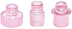 Vixdonos pink candlestick for sale  Delivered anywhere in USA 