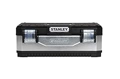 STANLEY Galvanised Toolbox with Heavy Duty Metal Latch,, used for sale  Delivered anywhere in UK