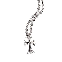 Silver cross necklace for sale  Delivered anywhere in USA 