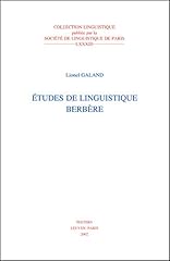 Etudes linguistique berbere d'occasion  Livré partout en Belgiqu