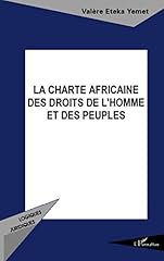 Charte africaine droits d'occasion  Livré partout en France