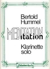 Meditation 77b klarinette gebraucht kaufen  Wird an jeden Ort in Deutschland