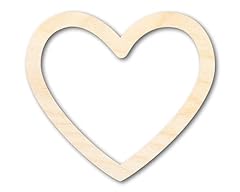 Unfinished wood heart for sale  Delivered anywhere in USA 