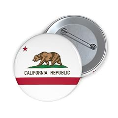 California flag button for sale  Delivered anywhere in USA 