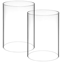 2pcs clear glass for sale  Delivered anywhere in UK