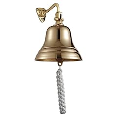 brass bell wall mounted for sale  Delivered anywhere in Ireland
