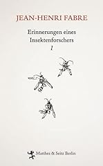 Erinnerungen eines insektenfor gebraucht kaufen  Wird an jeden Ort in Deutschland
