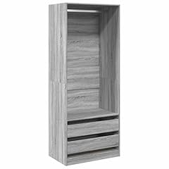 Vidaxl wardrobe grey for sale  Delivered anywhere in UK
