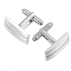 Simple stripes cufflinks for sale  Delivered anywhere in UK
