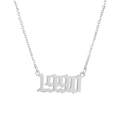 Birth year necklace for sale  Delivered anywhere in USA 