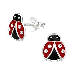 Ladybird earrings crystal for sale  Delivered anywhere in UK