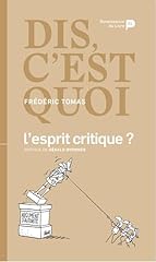 Dis esprit critique d'occasion  Livré partout en France
