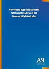 Verordnung fahren wassermotorr gebraucht kaufen  Wird an jeden Ort in Deutschland