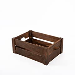 Brown wooden crates for sale  Delivered anywhere in UK