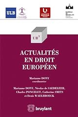Actualités droit européen d'occasion  Livré partout en Belgiqu