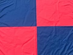 Bandiera rosso blu usato  Spedito ovunque in Italia 