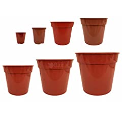 Used, Elixir Gardens | Strong Deep Terracotta Plastic Plant for sale  Delivered anywhere in UK