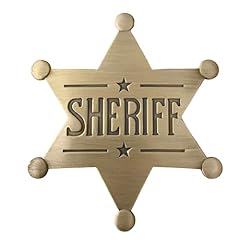 Sheriff badge western for sale  Delivered anywhere in USA 