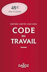 Code travail annoté d'occasion  Livré partout en France