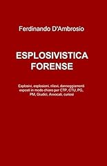 Esplosivistica forense usato  Spedito ovunque in Italia 