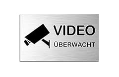 Schild videoüberwacht 60x100 gebraucht kaufen  Wird an jeden Ort in Deutschland