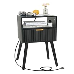 Fultyle black nightstand for sale  Delivered anywhere in USA 