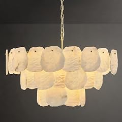 Sucelating alabaster chandelie for sale  Delivered anywhere in USA 