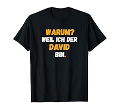 David tshirt spruch gebraucht kaufen  Wird an jeden Ort in Deutschland