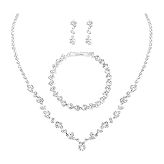 Bridal rhinestone jewelry for sale  Delivered anywhere in UK