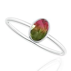 Watermelon tourmaline ring for sale  Delivered anywhere in UK