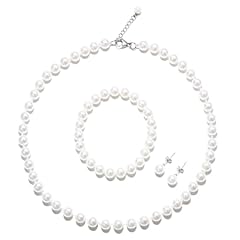 Lzmei white 8mm for sale  Delivered anywhere in USA 