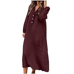 Linen shirt dresses for sale  Delivered anywhere in UK