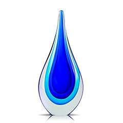 Tall blue glass for sale  Delivered anywhere in USA 
