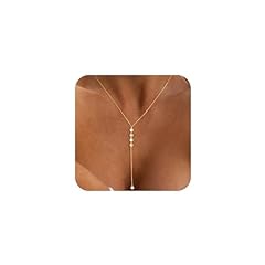 Lariat gold necklace for sale  Delivered anywhere in UK