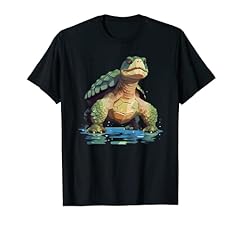 Tartaruga alligatore maglietta usato  Spedito ovunque in Italia 