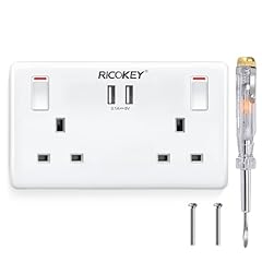 Double plug socket for sale  Delivered anywhere in UK