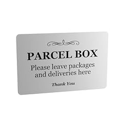 Parcel box sign for sale  Delivered anywhere in UK