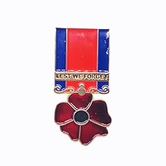 Red poppy badges for sale  Delivered anywhere in UK