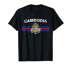 Chemise drapeau cambodgien d'occasion  Livré partout en France