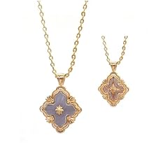 Lavender pendant necklaces for sale  Delivered anywhere in USA 