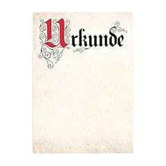 Typestoff urkunde blanko gebraucht kaufen  Wird an jeden Ort in Deutschland