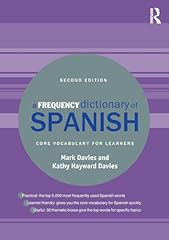 Frequency dictionary spanish for sale  Delivered anywhere in UK