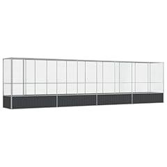 Vidaxl aviary silver for sale  Delivered anywhere in UK