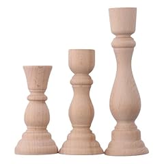 Pcs wooden candle for sale  Delivered anywhere in USA 
