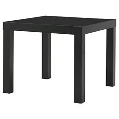 IKEA LACK - Mesa auxiliar (55 x 55 cm), color negro segunda mano  Se entrega en toda España 