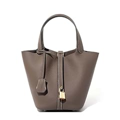 Genuine leather bucket for sale  Delivered anywhere in USA 