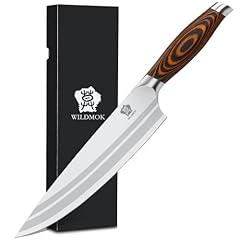 Wildmok coltello cuoco usato  Spedito ovunque in Italia 