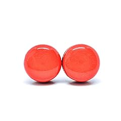 Stud earrings coral for sale  Delivered anywhere in USA 