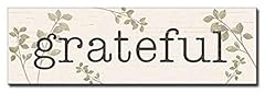 Word grateful decorative for sale  Delivered anywhere in USA 